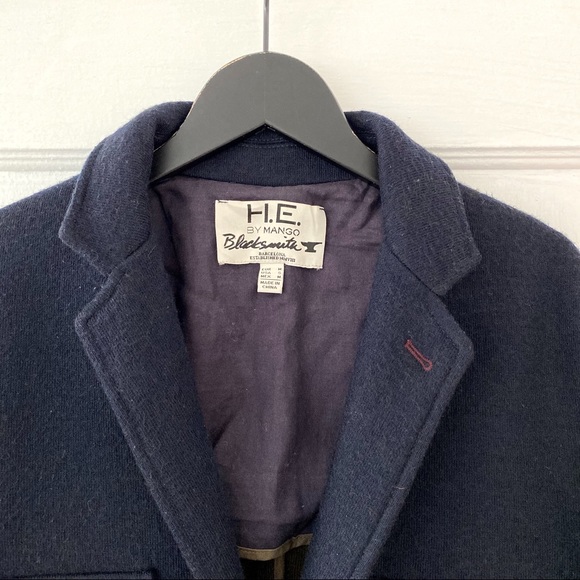 H.E. by Mango Multi Pocket Wool Blend Jacket - Picture 7 of 9